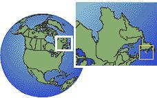 Carte de localisation de Saint-Pierre-et-Miquelon.